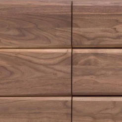 180x70x45 Design Kommode aus Nussbaum Holz - Dexter