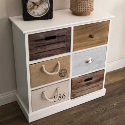 70x72x30 Design Kommode mit sechs Schubladen - Amare