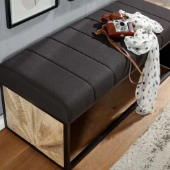 105x40x40 Design Polsterbank mit einem Sitzplatz - Rulette