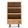 90x160x45 Design Regal aus Asteiche - Ventida