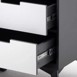 180x73x40 Design Sideboard in Grau & Weiß - Vadids