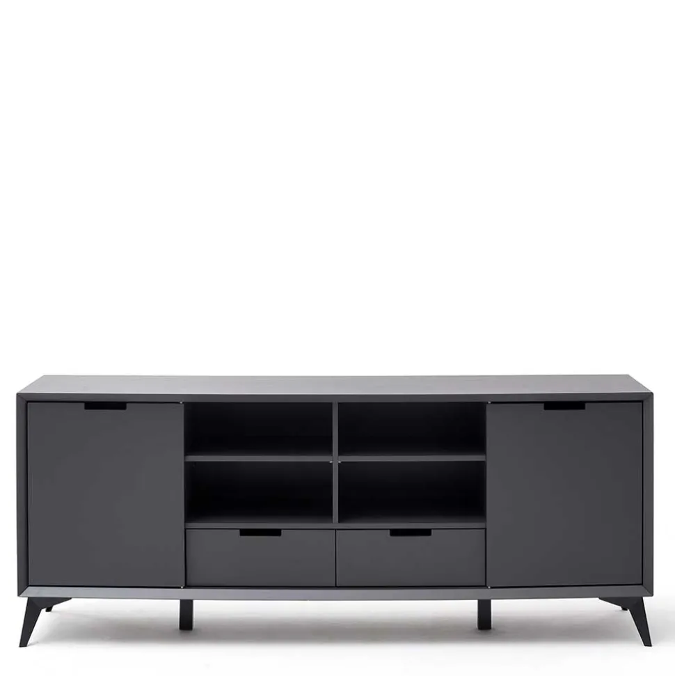 180x73x40 Design Sideboard in Grau & Weiß - Vadids
