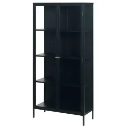 90x190x40 Doppeltür Vitrine aus Metall - Butoaie