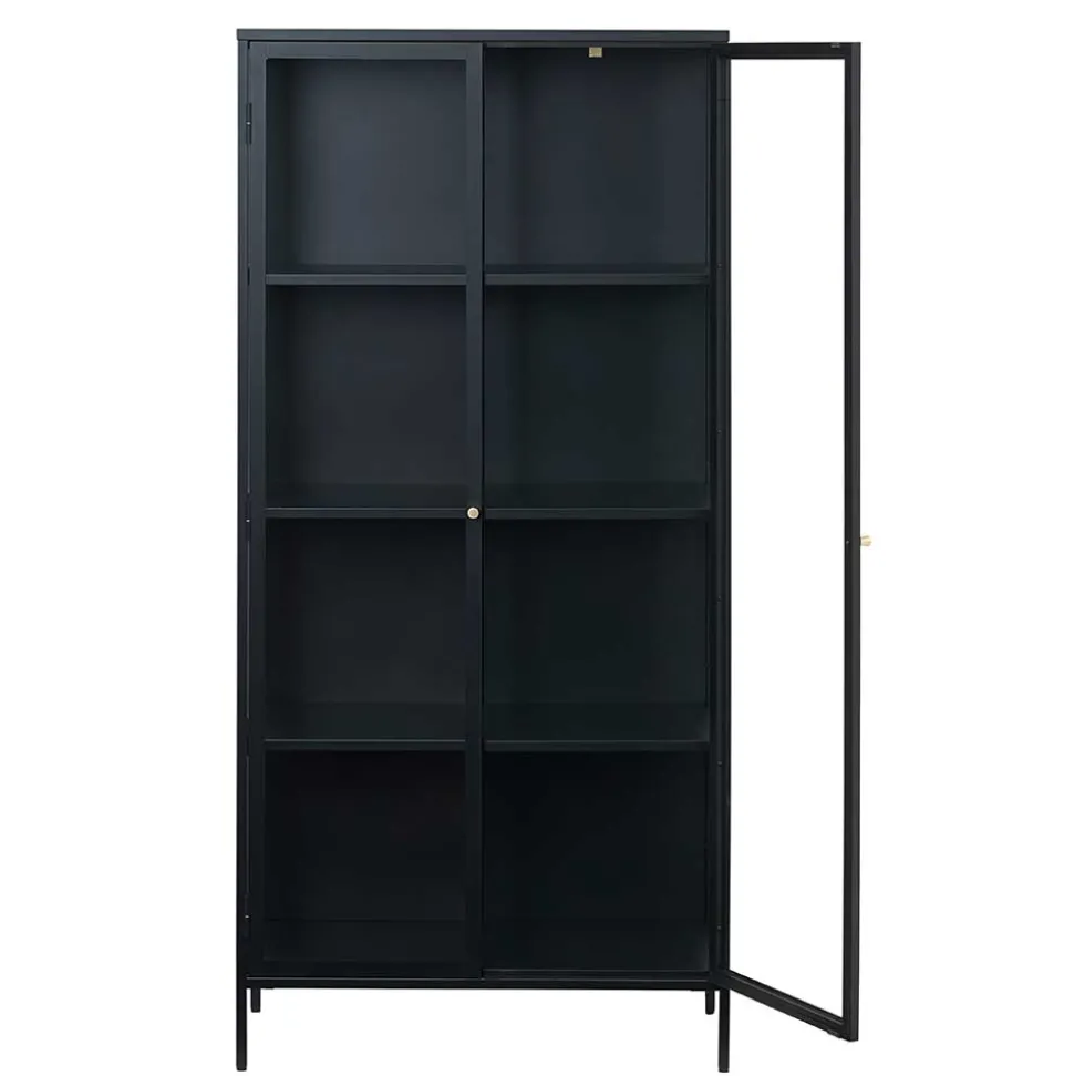 90x190x40 Doppeltür Vitrine aus Metall - Butoaie