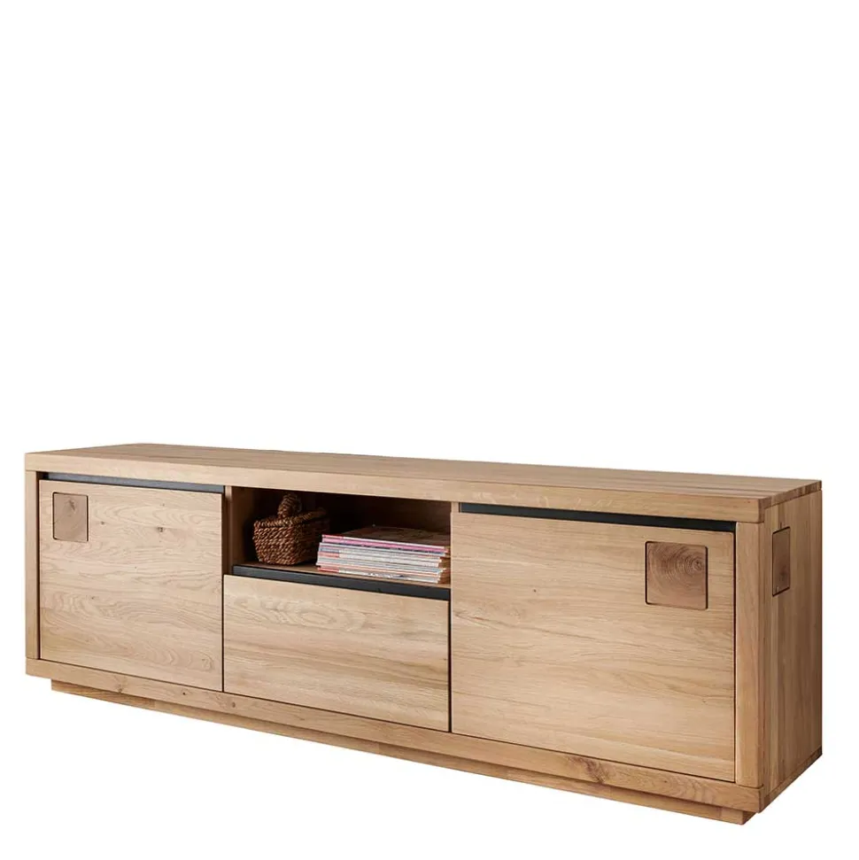 170x56x40 Fernsehboard aus Wildeiche Massivholz - Embleys