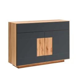 120x87x40 Flur Kommode in Anthrazit Glas - Mandrey