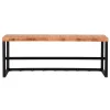 80x30x30 Garderobe in Mango Natur & Schwarz - Lictona