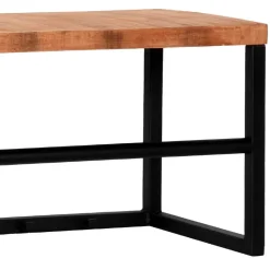 80x30x30 Garderobe in Mango Natur & Schwarz - Lictona