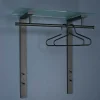 80x90x33 Garderobe mit Glas Hutboden - Justina