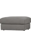 98x44x90 Gepolsterter Hocker in Grau - Luosa
