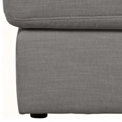 98x44x90 Gepolsterter Hocker in Grau - Luosa