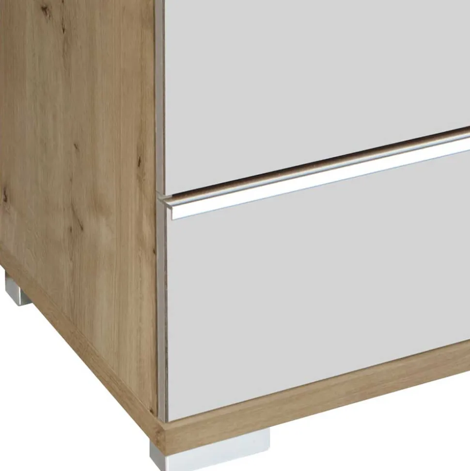 75x120x42 Große Hochkommode mit sechs Schubladen - Nuetran