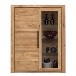 108x141x40 Highboard mit Glaseinsatz - Nelenia