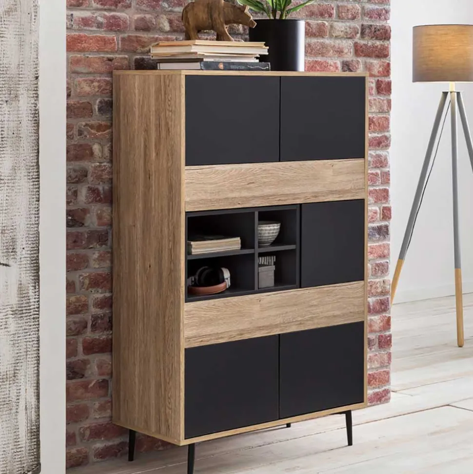 78x130x39 Highboard zweifarbig - Marica