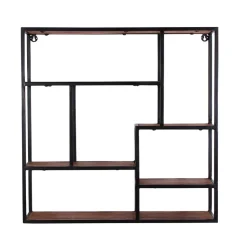 80x80x20 Hängeregal im Industry Look - Mendoza