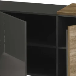 181x59x44 Hochglanz TV Unterschrank in Grau - Eracosta