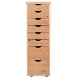 34x102x39 Hochkommode mit acht Schubladen - Uncosma