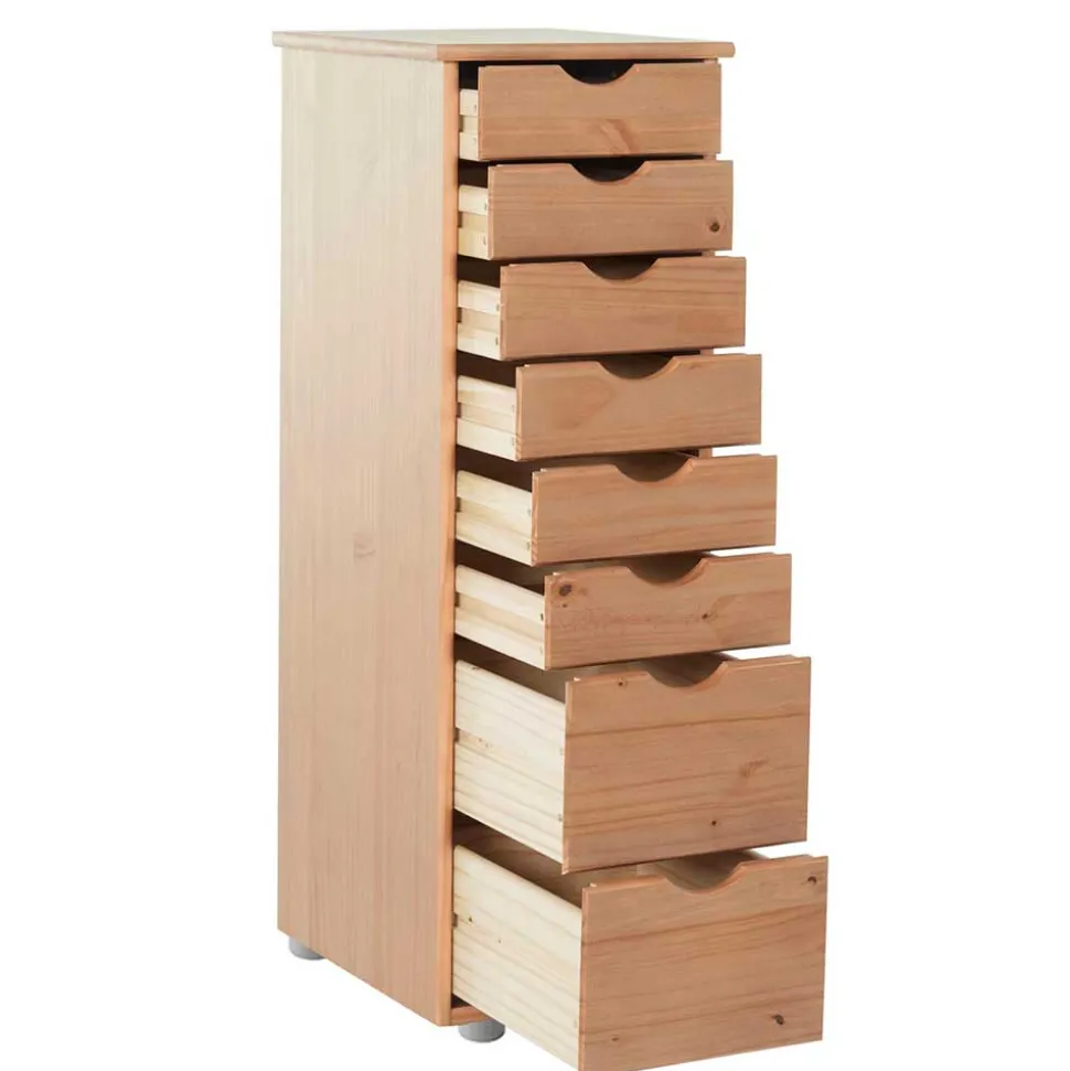 34x102x39 Hochkommode mit acht Schubladen - Uncosma