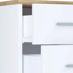 32x97x28 Hochkommode mit Tür & 2 Schubladen - Luzern