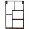 40x60x13 Industrial Wandregal mit 5 Fächern - Mendoza