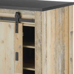 161x93x64 Küche Anrichte in Holz verwittert - Garisa