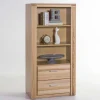 68x140x40 Kernbuche Regal mit 2 Schubladen - Uhelia