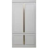 110x215x62 Kleiderschrank in Hellgrau - Emra