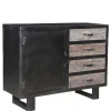 120x90x40 Kombi-Kommode im Factory Style - Vebugran