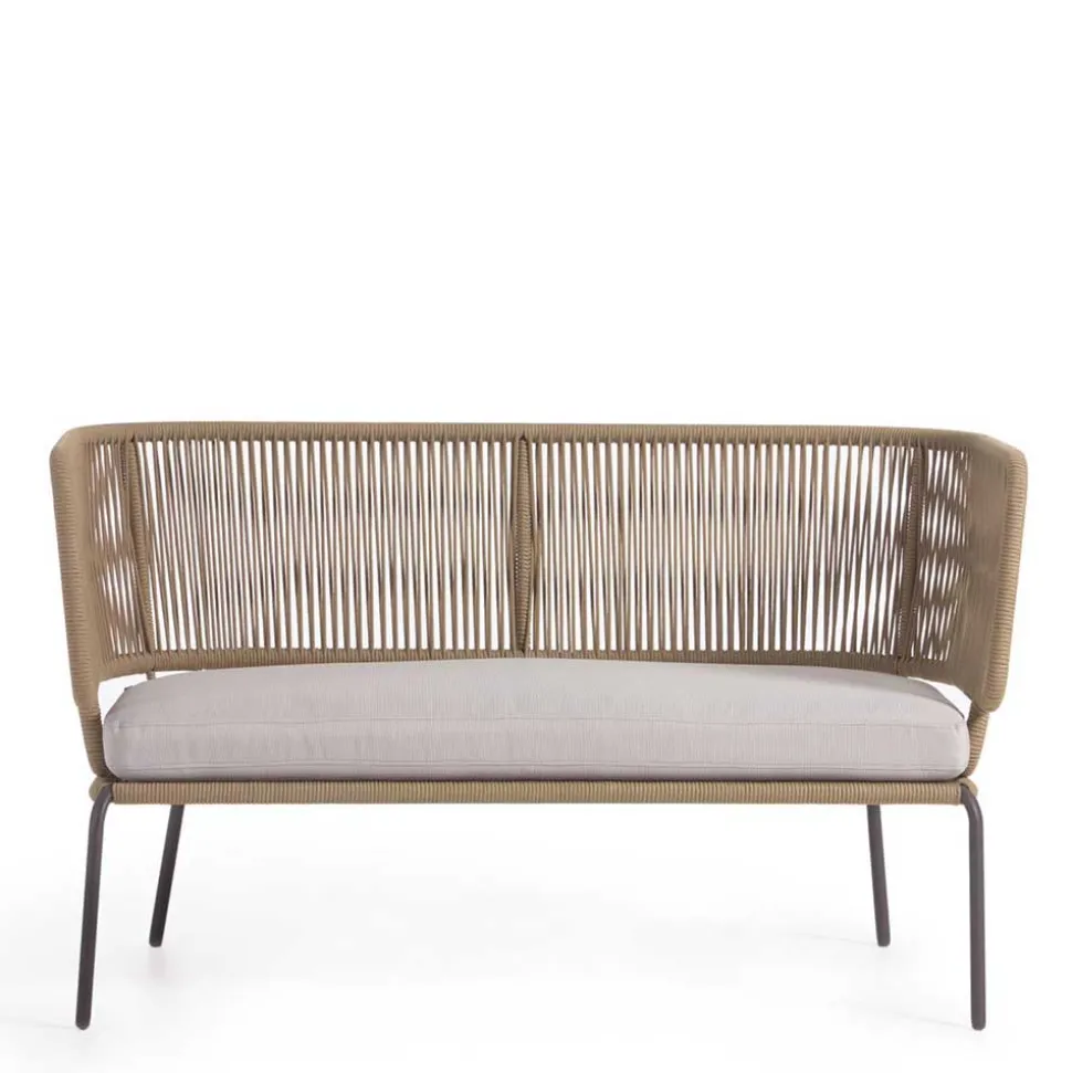 135x80x65 Kordelgeflecht Sofa mit Sitzpolster - Membres