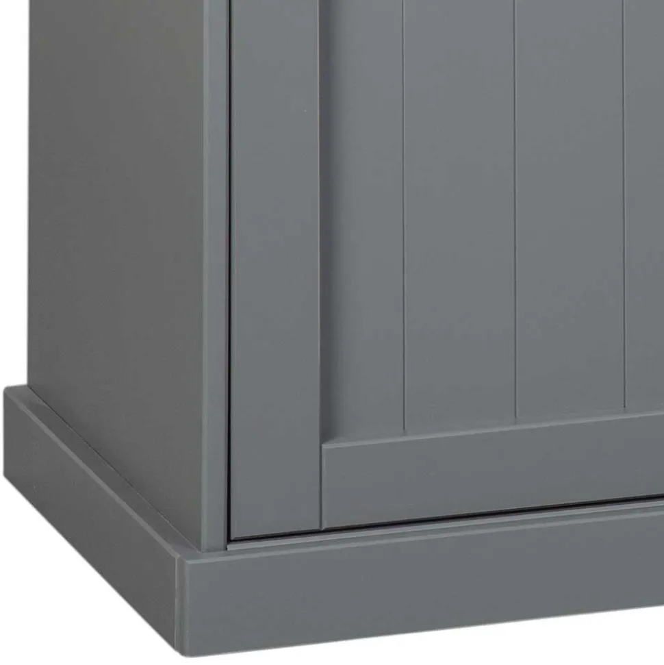 131x86x45 Landhaus Anrichte in Grau & Braun - Nepplan