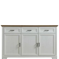 166x102x48 Landhaus Sideboard mit Türen - Sinolita