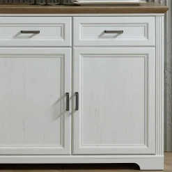 166x102x48 Landhaus Sideboard mit Türen - Sinolita