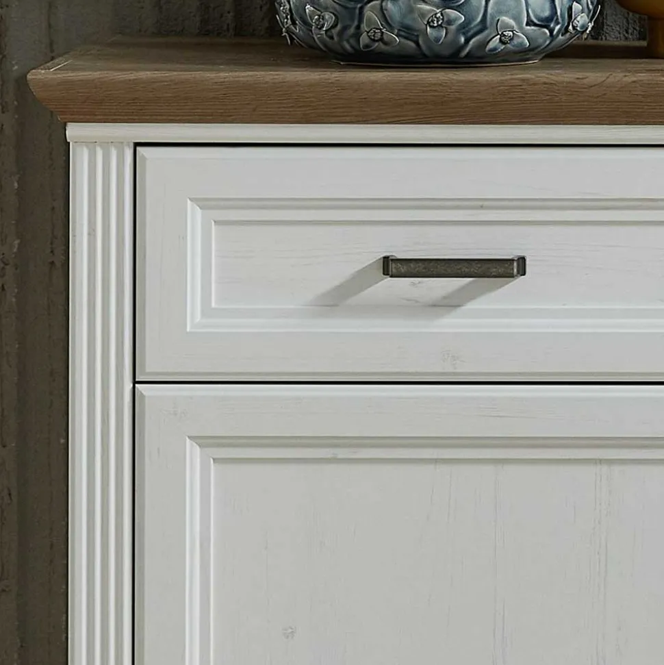 166x102x48 Landhaus Sideboard mit Türen - Sinolita