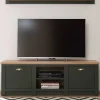 152x51x45 Landhaus TV Board in Graugrün - Eylan
