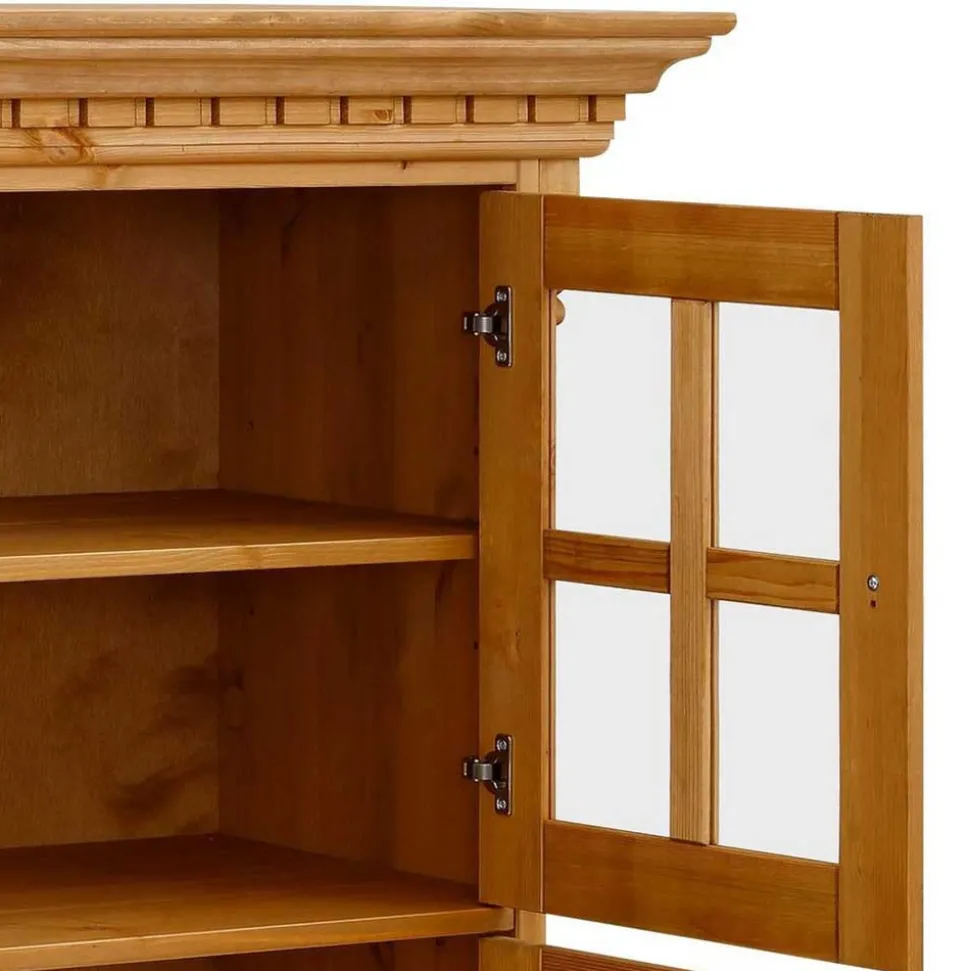 100x147x45 Massivholz Highboard im Landhaus Stil - Fausanda