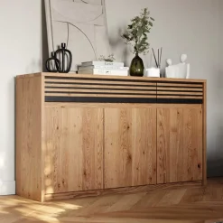 150x88x42 Massivholz Sideboard aus Eiche - Agusto