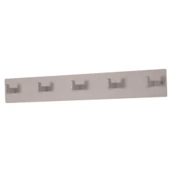 70x10x7 Metallgarderobe pulverbeschichtet in Taupe - Borad