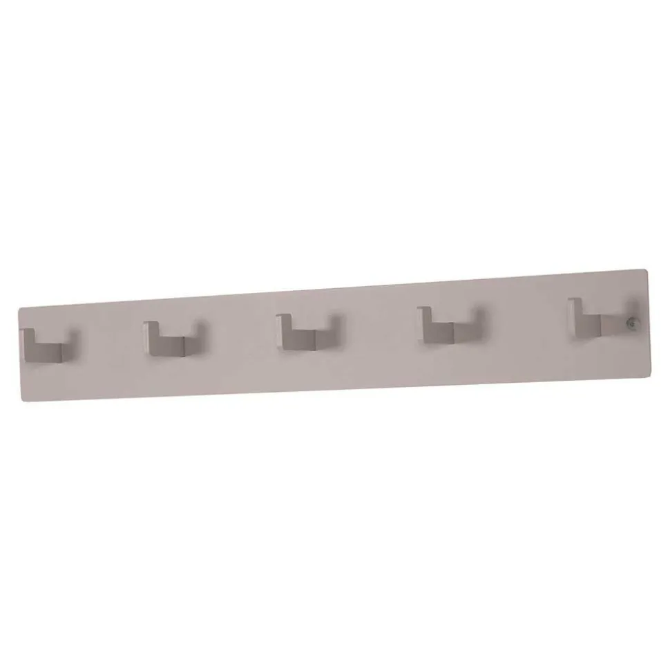 70x10x7 Metallgarderobe pulverbeschichtet in Taupe - Borad
