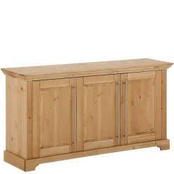 132x70x39 Moderne Holzkommode mit drei Türen - Noellisa