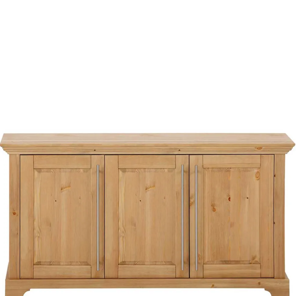 132x70x39 Moderne Holzkommode mit drei Türen - Noellisa