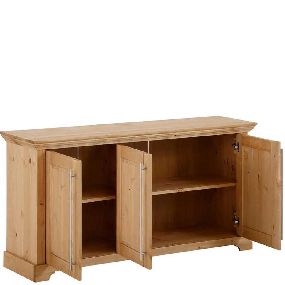 132x70x39 Moderne Holzkommode mit drei Türen - Noellisa