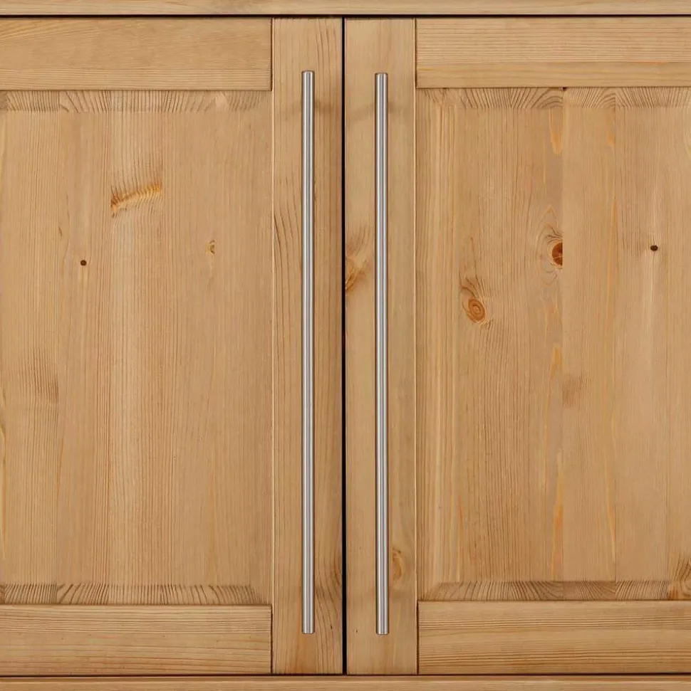 132x70x39 Moderne Holzkommode mit drei Türen - Noellisa
