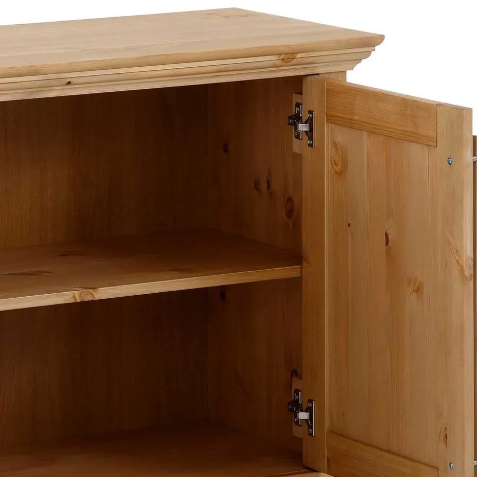 132x70x39 Moderne Holzkommode mit drei Türen - Noellisa