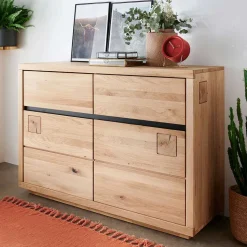 120x85x40 Moderne Kombi-Kommode auf Sockel - Embleys