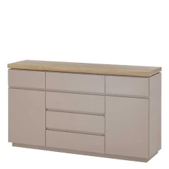 150x86x40 Moderne Kombi-Kommode in Taupe - Anja