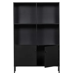 100x155x40 Moderner Schrank in Schwarz - Nick