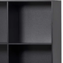 100x155x40 Moderner Schrank in Schwarz - Nick