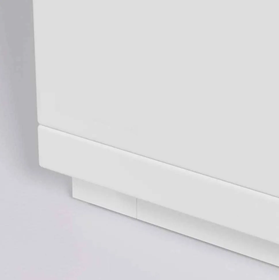 180x75x36 Modernes Sideboard in Weiß & Eiche - Vintilias