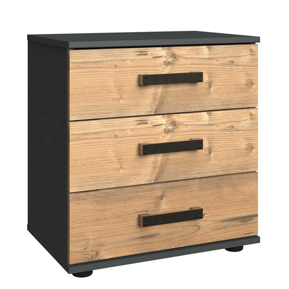 52x58x38 Nachtkommode in Tanne Dekor - Ardila