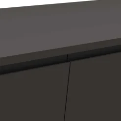 120x45x40 Niedrige Kommode mit Klappe & Schublade - Tascam